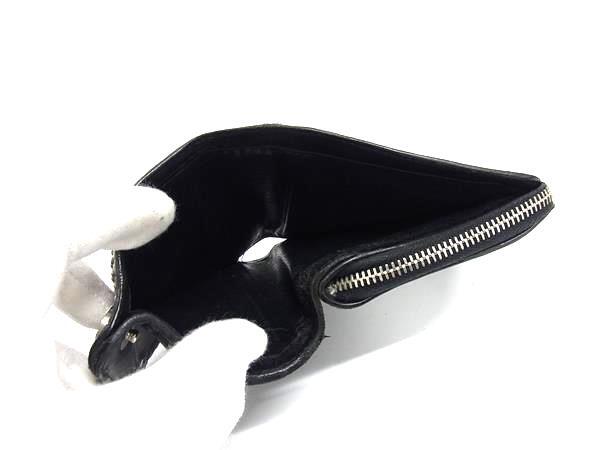 1円 BALENCIAGA バレンシアガ 182379 レザー スタッズ ミラー付き 二つ折り 財布 ウォレット 札入れ 小銭入れ カード入れ GA5700_画像4