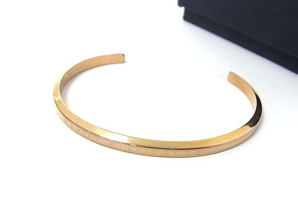 ■美品■ Daniel Wellington ダニエル ウェリントン バングル ブレスレット アクセサリー レディース ゴールド系 DH6913_画像1