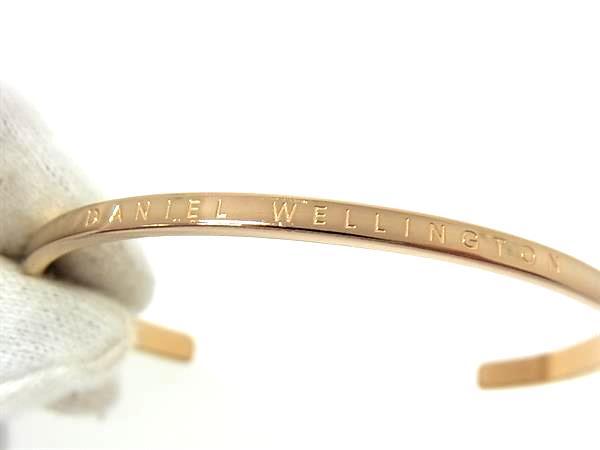 ■美品■ Daniel Wellington ダニエル ウェリントン バングル ブレスレット アクセサリー レディース ゴールド系 DH6913_画像3