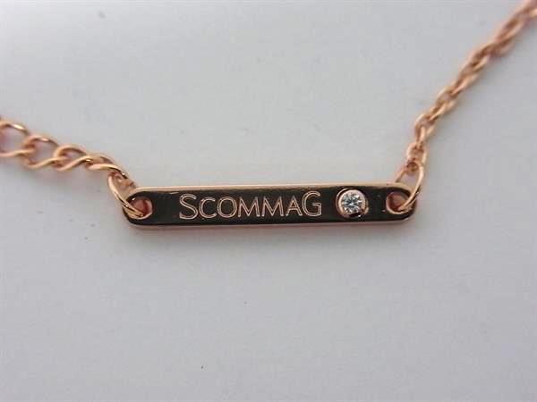 ■新品同様■ SCOMMAG エスカマジー ラインストーン バングル ブレスレット アクセサリー レディース ピンクゴールド系 DH9315_画像4