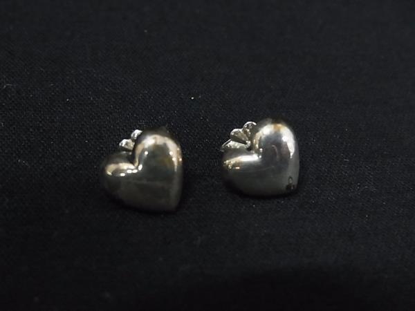 1円 TIFFANY＆Co ティファニー SV925 ハート ピアス アクセサリー レディース シルバー系 FL9806_画像1