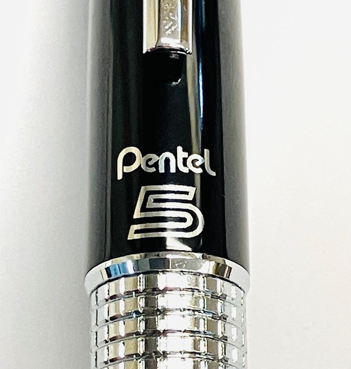 qob.ZG702　Pentel　ぺんてる　5　ケリー　シャープペン　廃盤　旧型　ブラック×シルバー　箱あり_画像9