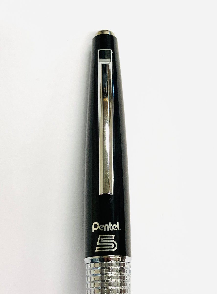 qob.ZG702　Pentel　ぺんてる　5　ケリー　シャープペン　廃盤　旧型　ブラック×シルバー　箱あり_画像3