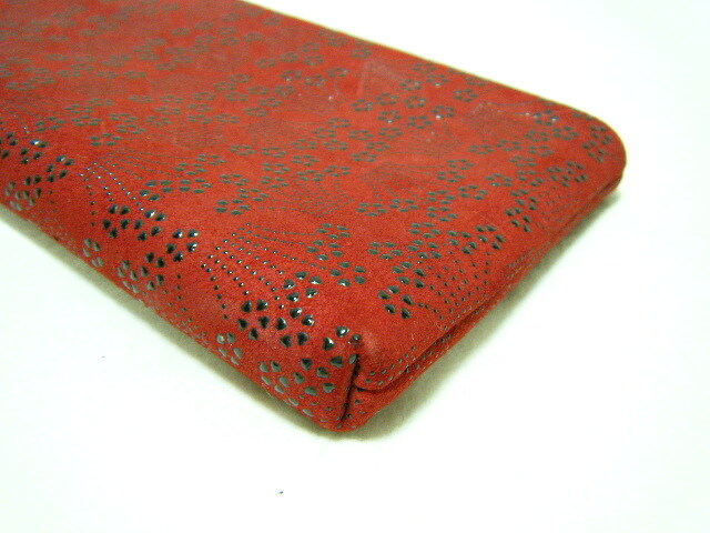  печать . магазин INDENYA футляр для очков самая большая ширина 17cm×8cm камыш .. печать . красный серия олень кожа 