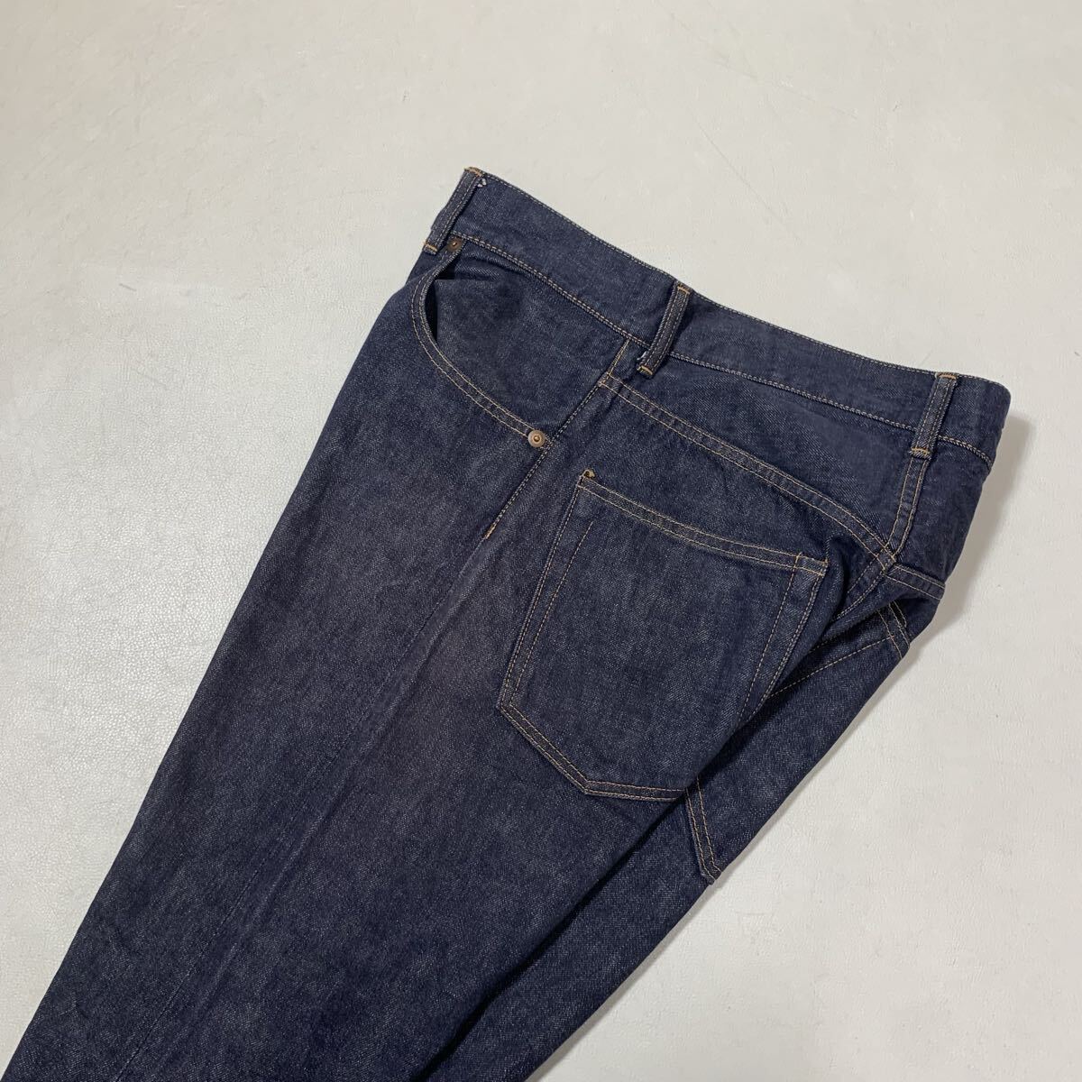 SCYE BASICS サイベーシックス 赤耳 5ポケット セルビッチ デニムパンツ W27 ジーンズ ボタンフライ セルヴィッジ 51014D_画像7
