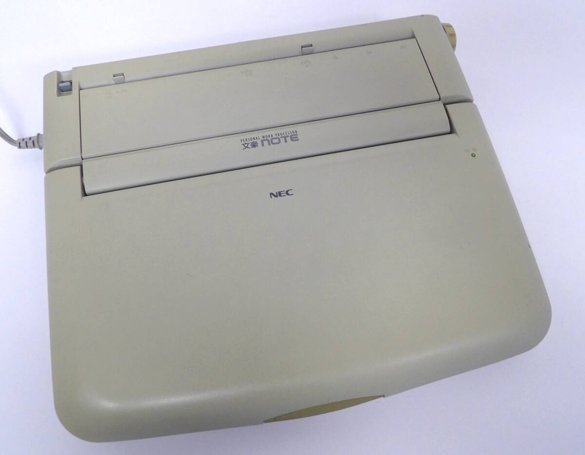 【よろづ屋】NEC 文豪MINI5zj PWP-5ZJ ワープロ 1994年 ワードプロセッサー レトロ家電 ジャンク(M1002-80)_画像5