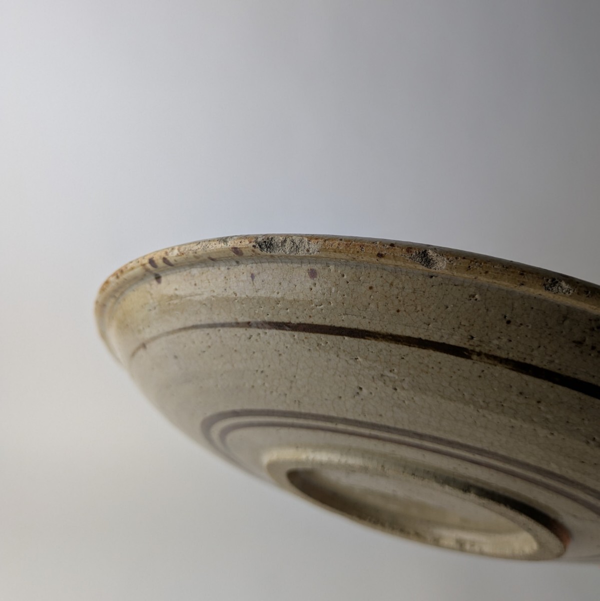 . Seto металлический . хризантема документ камень тарелка line лампа тарелка лампа с бумажным абажуром тарелка Seto Mino . кимоно .... антиквариат старый изобразительное искусство античный