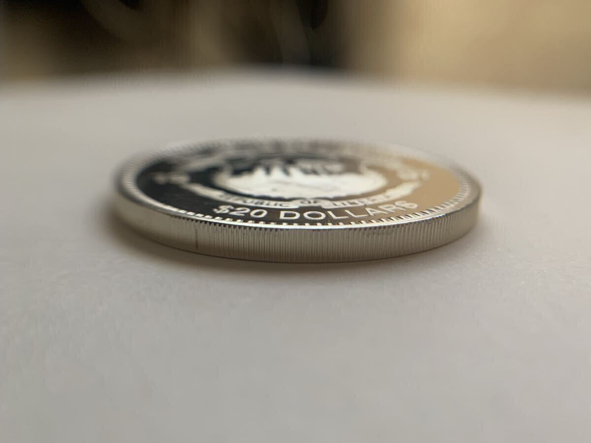 フランクリンミント 「世界で最も偉大な征服者のコイン・コレクション」 【ウェリントン公爵】 20ドル リベリア 1997年 _画像5