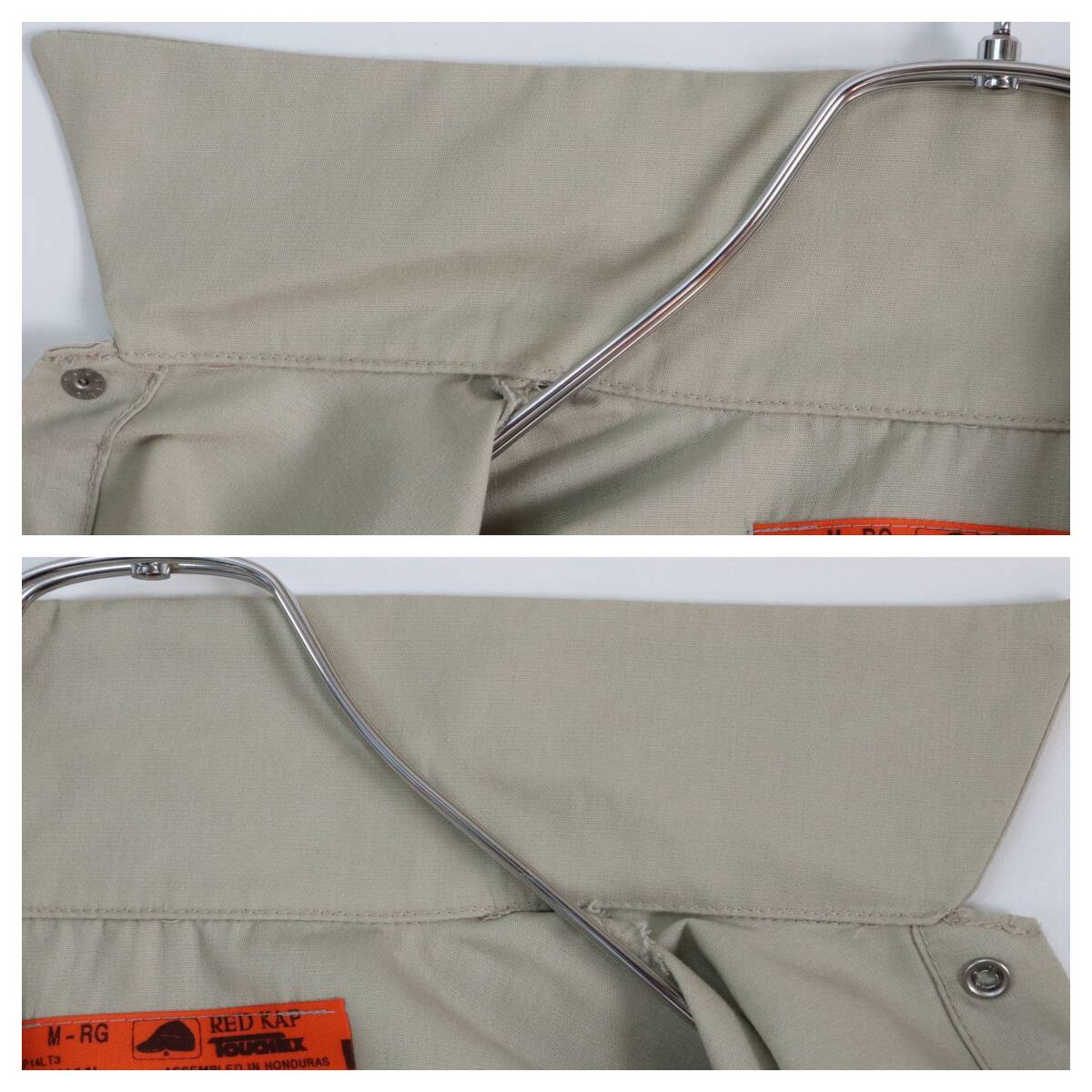 【バックプリント】レッドキャップ ワークシャツ ビッグロゴ バックロゴ Mサイズ_画像10