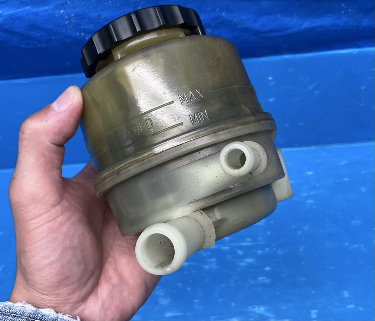 GA70 スープラ 後期 ワイド 純正 パワステタンク パワステフルード タンク 1G-GTEU AT SUPRA TOYOTA JDM_画像4