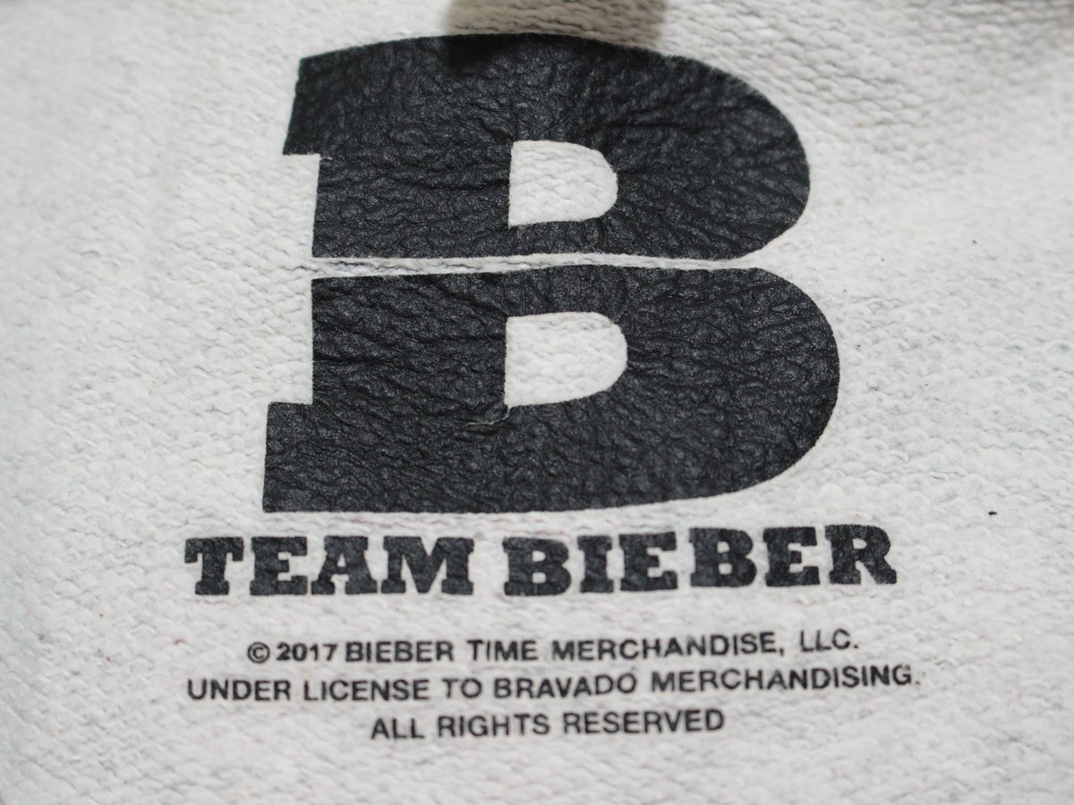 H&M ジャスティンビーバー プリント フーディパーカー_画像3