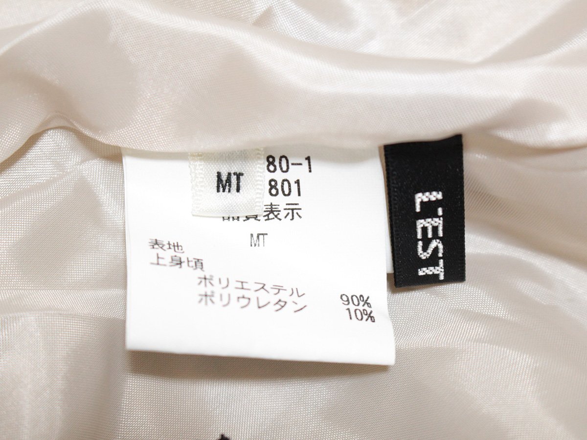 L'EST ROSE レストローズ ベロア 花柄 キャミワンピース MT_画像3