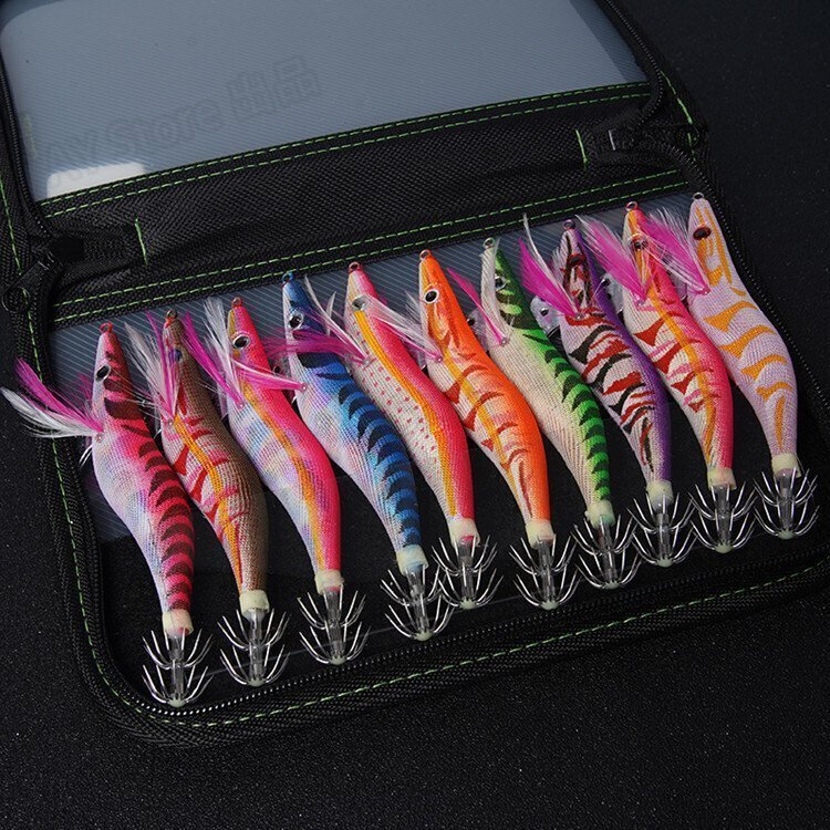 人気推薦 エギ エギング 夜 セット ルアー 3.0号 イカ 夜光 10本 bhw0250_画像1