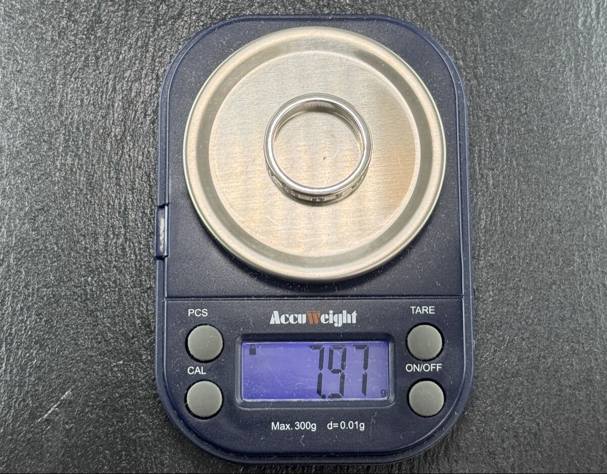 ★美品★ TIFFANY & Co. ティファニィー アトラスリング・シルバー925 刻印 19号〜20号_画像8