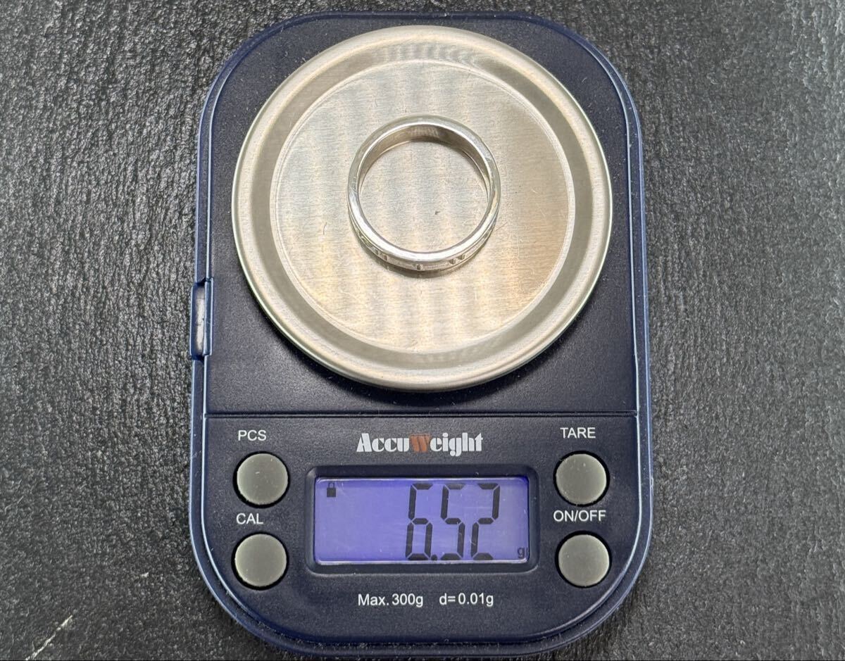 ★美品★ TIFFANY & Co. ティファニィー アトラスリング・シルバー925 刻印 20号〜21号_画像8