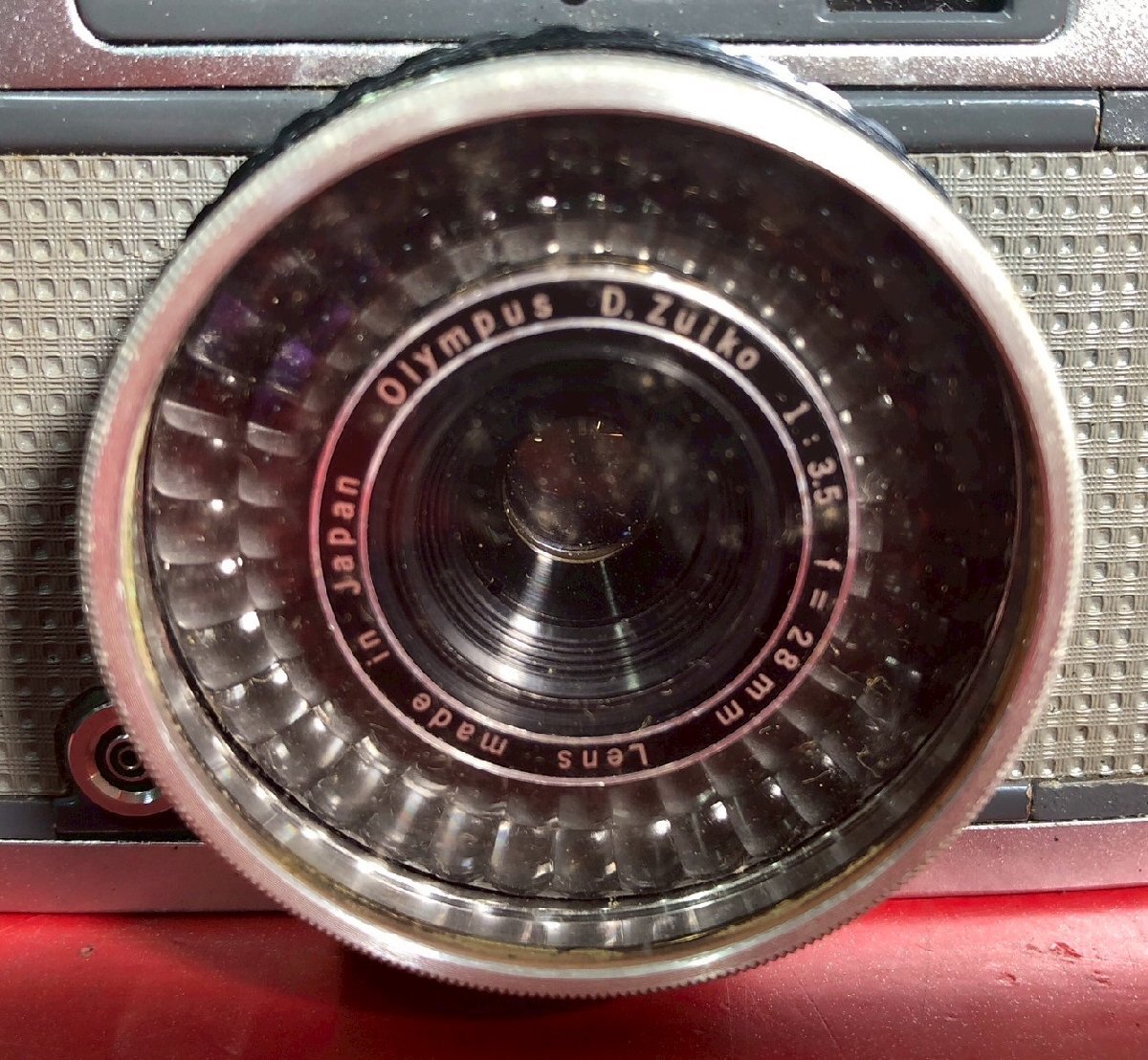 1円～　OLYMPUS－PEN　オリンパス　EE-2　Olympus　D.Zuiko　1:3.5　f28㎜　レンジファインダー　フィルム カメラ　現状品_画像6
