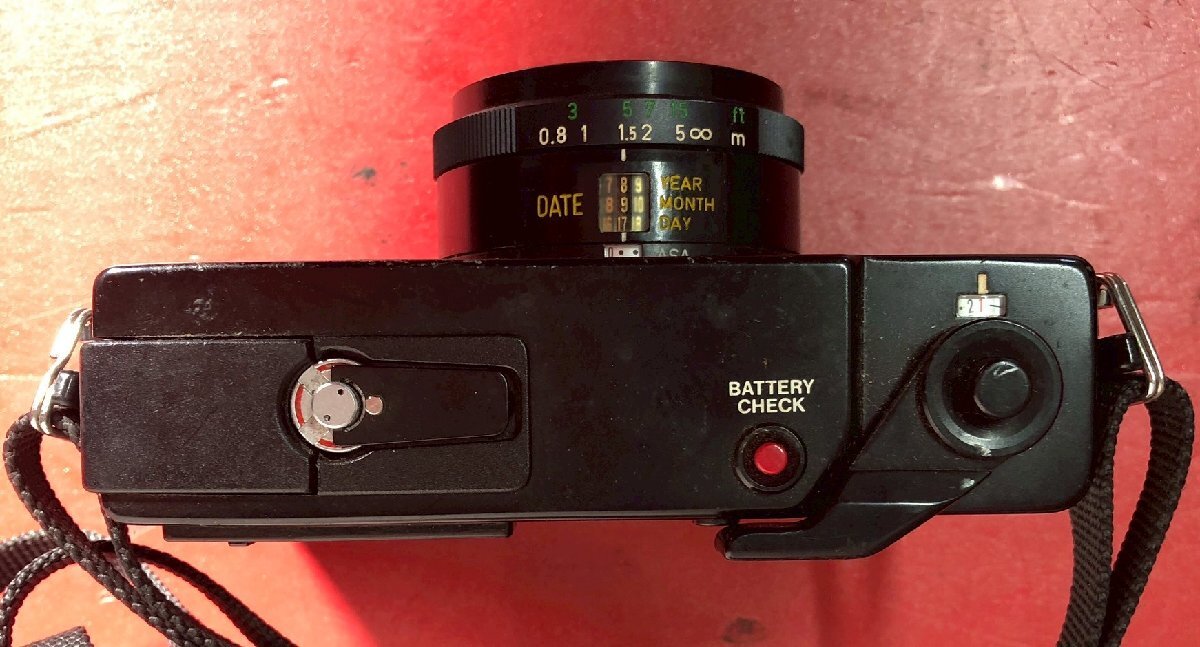 1円～　Canon　キャノン　Datelux　A35　CANON RENS　40㎜　1:2.8　レンジファインダー　フィルム カメラ　現状品_画像6