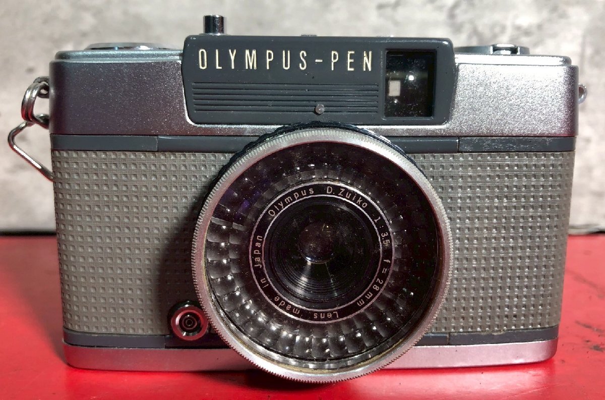 1円～　OLYMPUS－PEN　オリンパス　EE-2　Olympus　D.Zuiko　1:3.5　f28㎜　レンジファインダー　フィルム カメラ　現状品_画像1