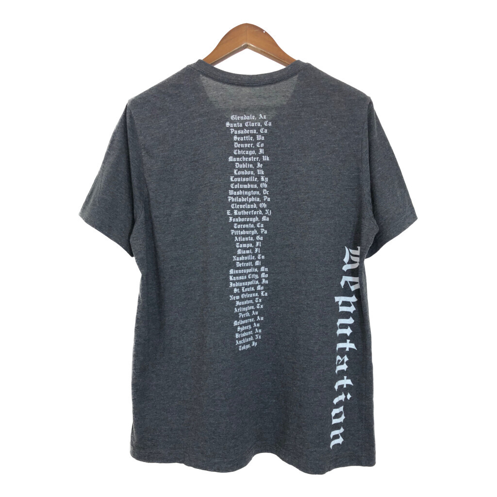 TAYLOR SWIFT テイラー・スウィフト Ｔシャツ グレー(メンズ L相当)中古 古着 U1081_画像2