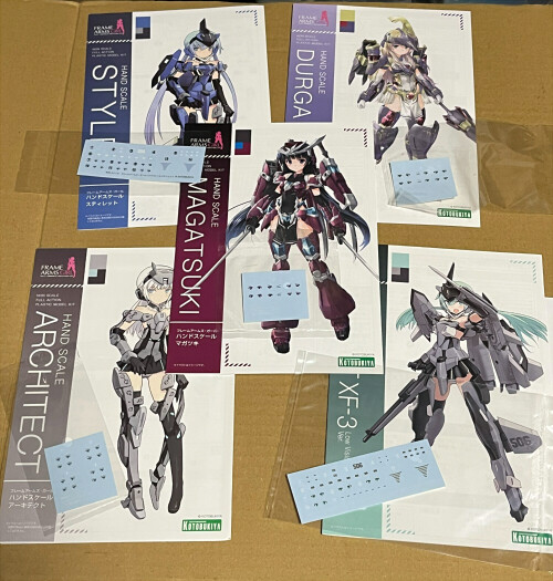 フレームアームズ・ガール ハンドスケール  5体セット+α ジャンク ドゥルガー マガツキ 等_画像6