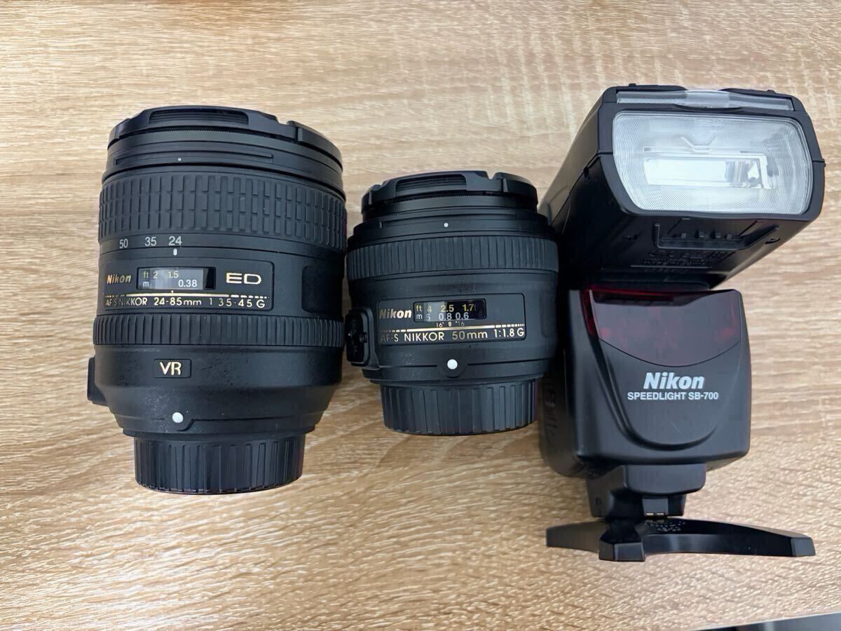 ★Nikon D600 ダブルレンズキット 24-85mm f/3.5-4.5G ED VR 50mm f/1.8G バッテリー SDカード SB-700スピードライト★_画像6
