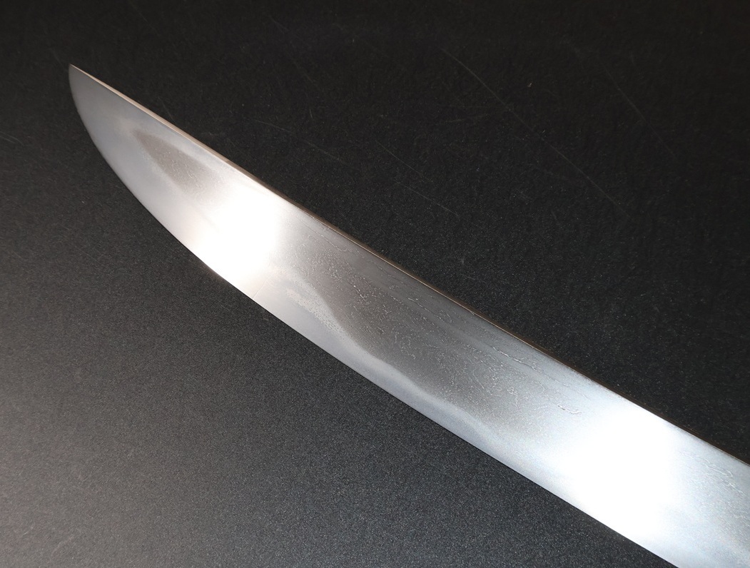 『越前住下坂貞次』　脇差　３７．４ｃｍ　平造り　※所有者変更届出書と宛先印刷済封筒が付属します※_画像1