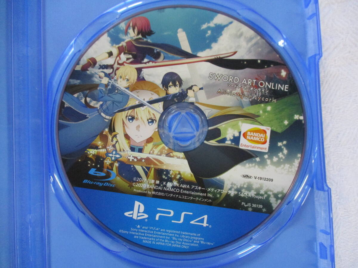 未検品 PlayStation 4 ゲームソフト 2点 ソードアート・オンライン / キングダム ハーツ 3 PS4 ソフト 細かい傷有 激安1円スタート_画像10