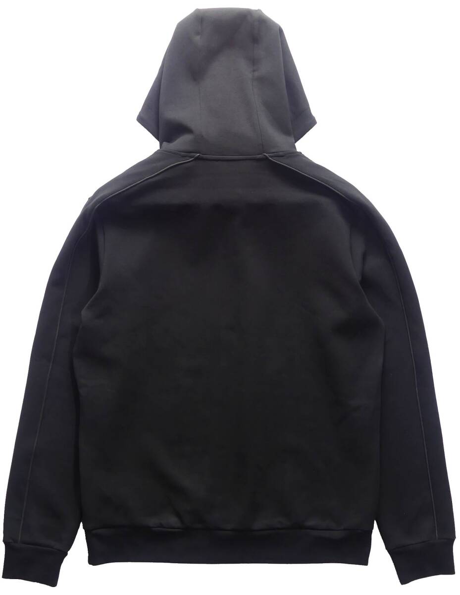 通年物40,000円新品BOSSボス★大人の黒ジャージは上質が重要ポイント。BOSS×NBAブルックリンNETSフーディー【欧米L＝日本XL】_画像3