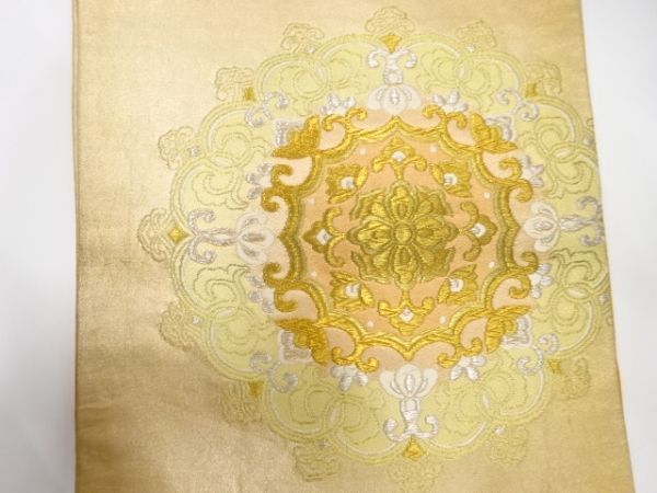 ys7537759; 宗sou 華紋織り出し袋帯（材料）【アンティーク】【着】_画像2