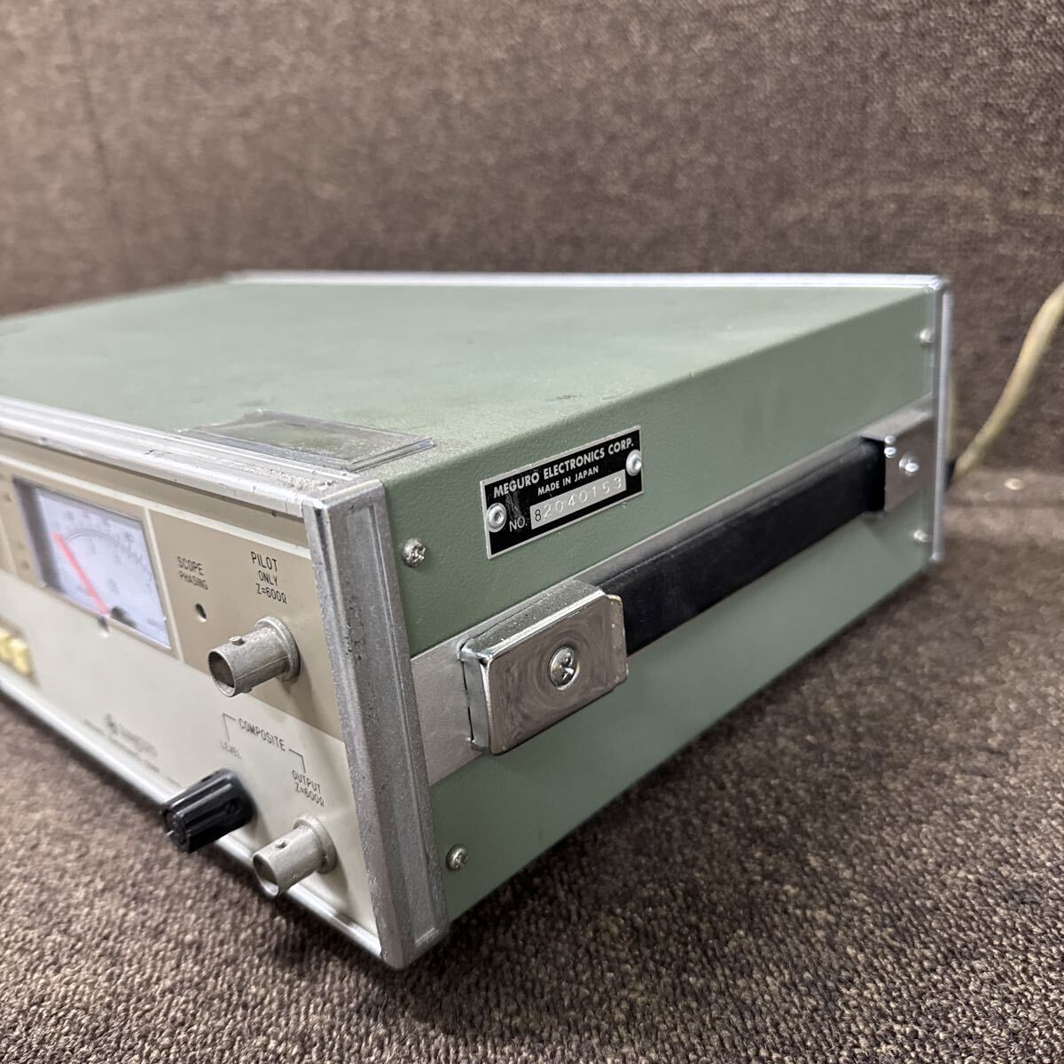 JZ10-31 激安 メグロ電子 ステレオ信号発生器 MSG-2101 通電、電源OK 中古現状品 ※3回再出品で処分_画像5