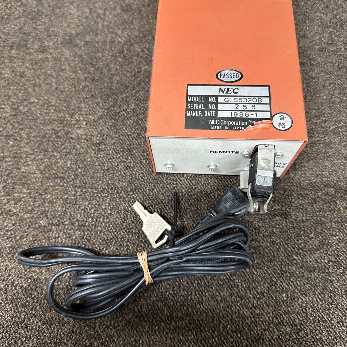 JZ10-49 супер-скидка NEC газ Laser источник питания электризация, источник питания OK б/у текущее состояние товар *3 раз повторная выставка . ликвидация 