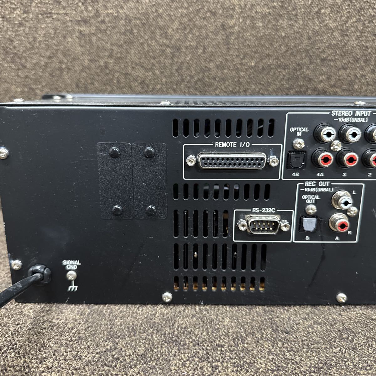 JZ10-93 激安 Victor PS-DM500 デジタルミキサー 通電、電源OK 中古現状品 ※3回再出品で処分_画像7