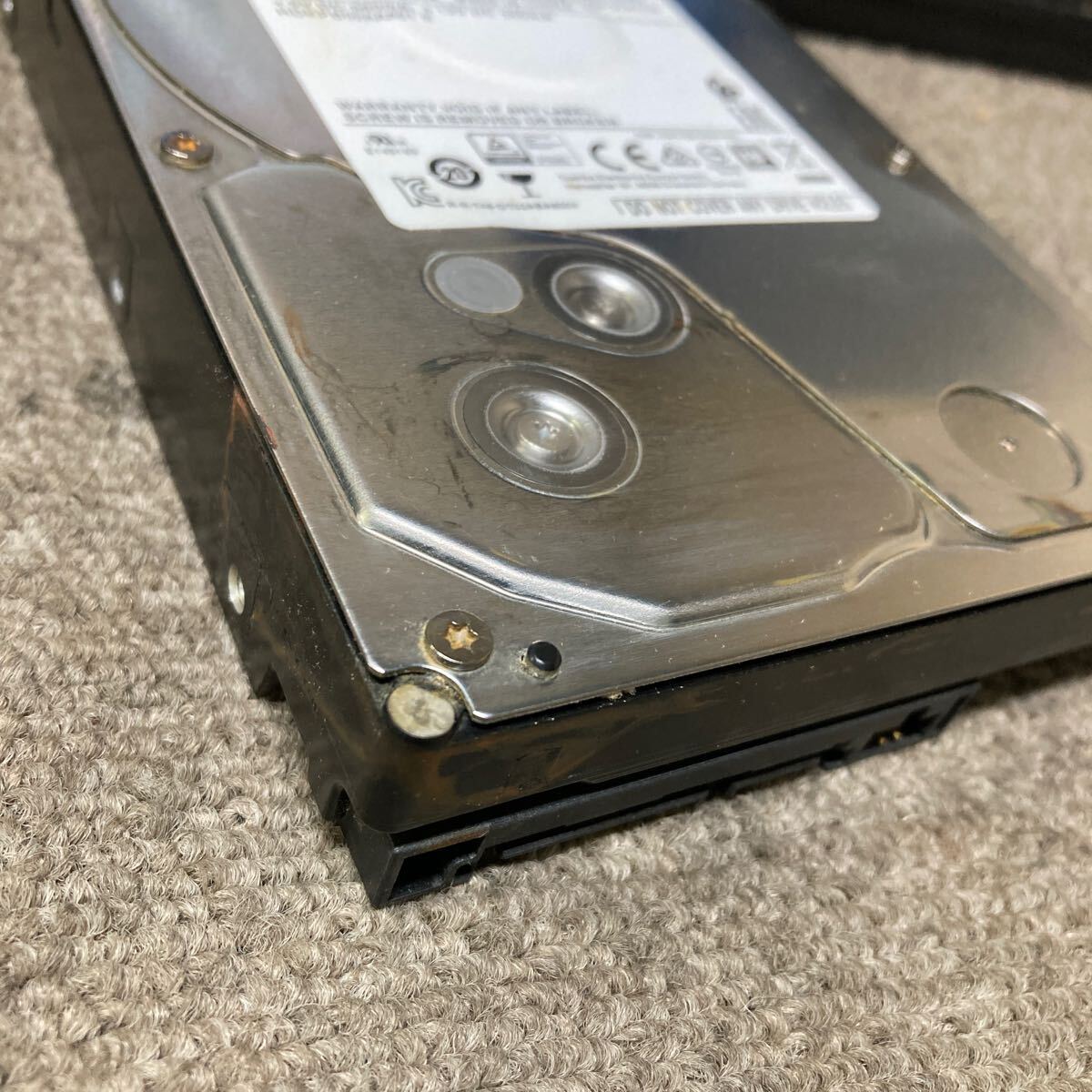 HDD-4816 激安 HDD4TB 3.5インチ SATA 6801時間 内蔵HDD TOSHIBA DT02ABA400V Crystaldiskinfoにて正常品 中古_画像3