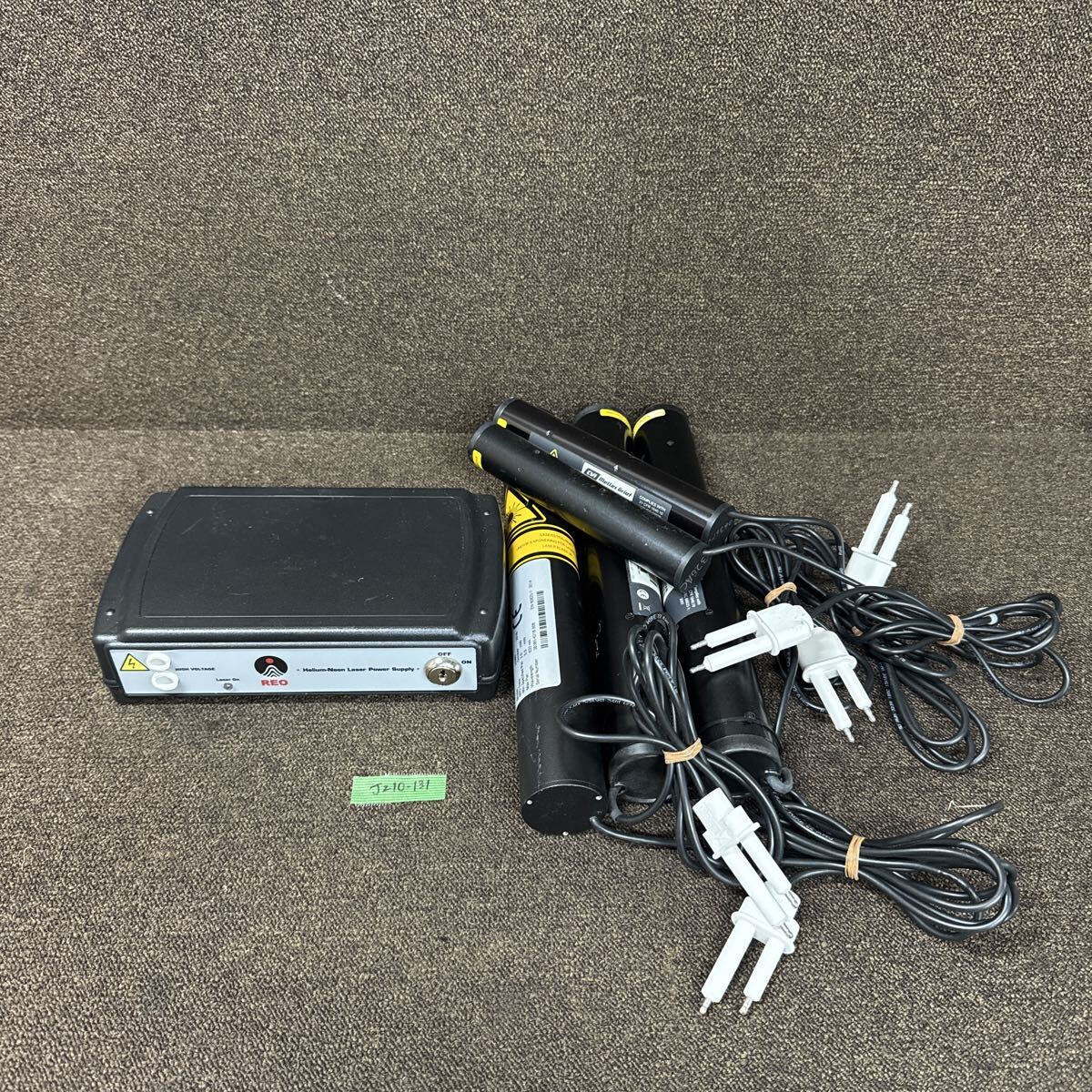 JZ10-131 激安 REO ヘリウムネオンレーザー用電源 レーザーヘッド5点 動作未確認 中古現状品 ※3回再出品で処分_画像1