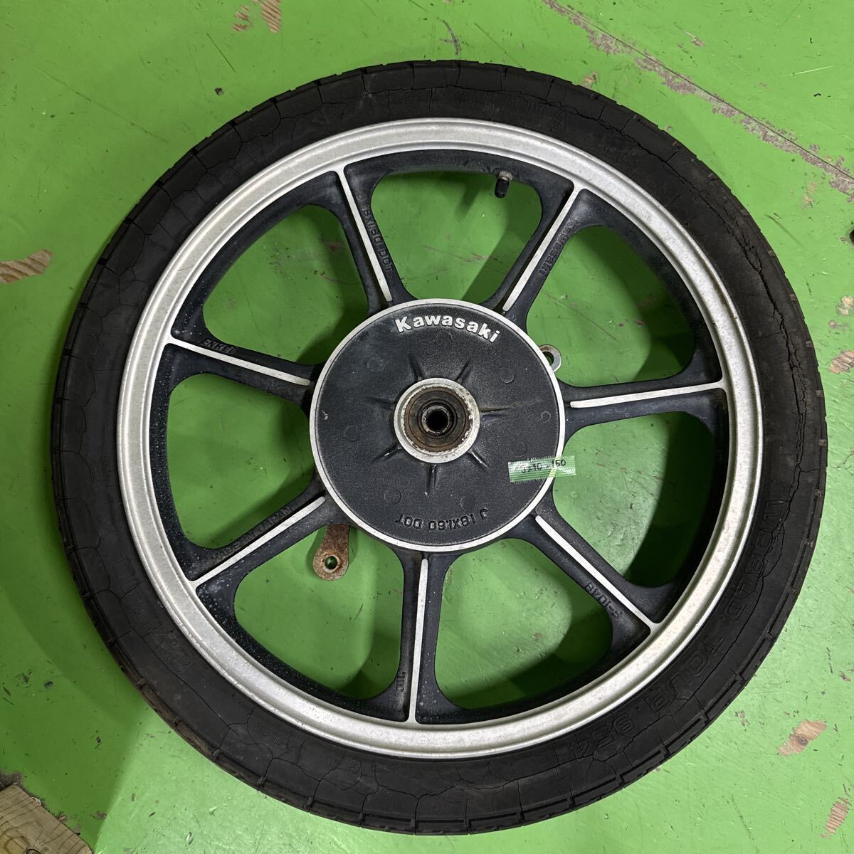 JZ10-150 激安 KAWASAKI 純正ホイール 中古現状品 ※3回再出品で処分_画像1