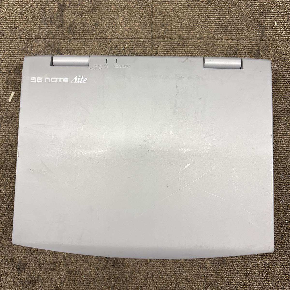 MY98-1185 激安 PC98 ノートブック NEC 98note Aile PC-9821La10/8 modelA 起動音ランプ確認済み ジャンク 同梱可能_画像6