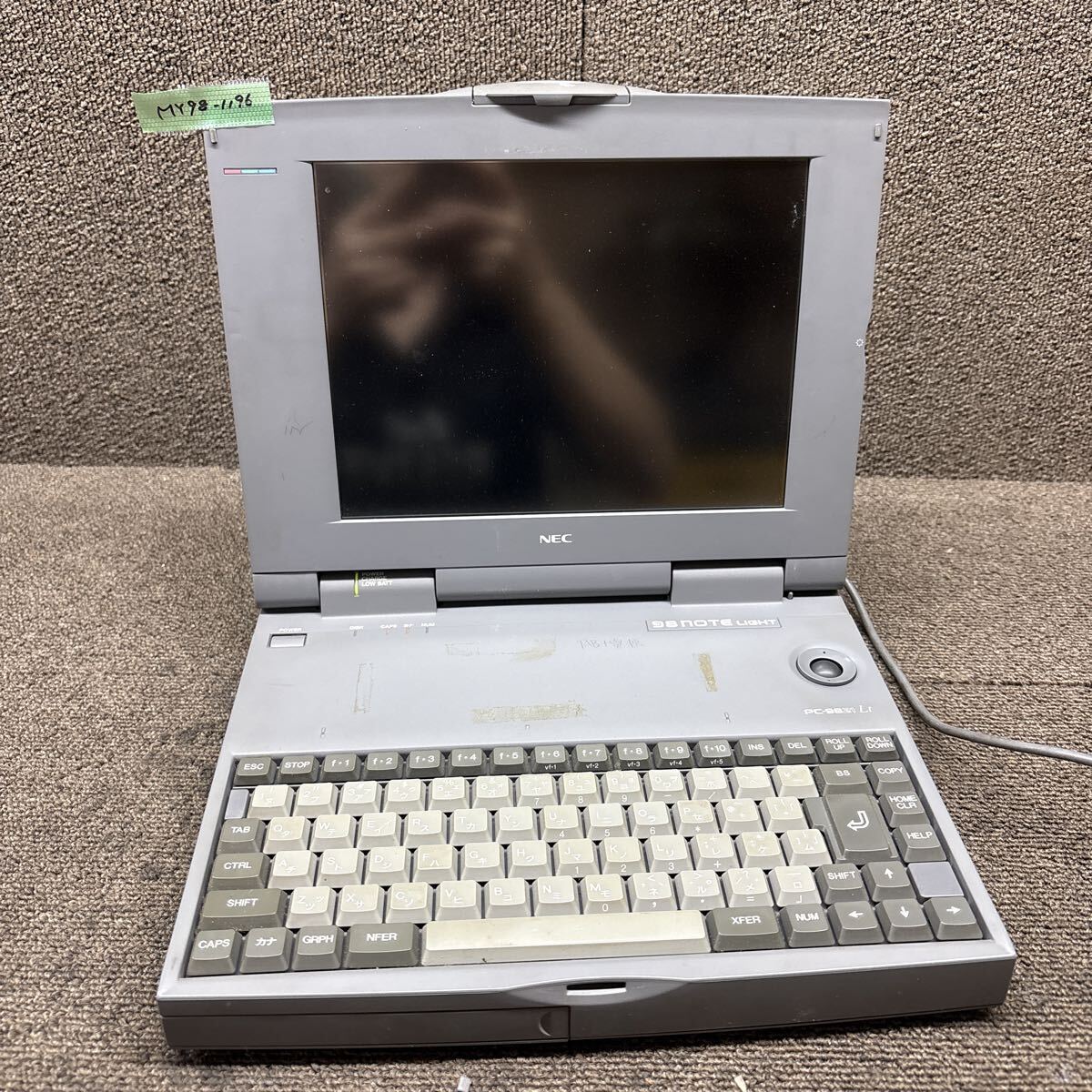 MY98-1196 激安 PC98 ノートブック NEC 98note LIGHT PC-9821Lt/260 起動音ランプ確認(rèn)済み ジャンク 同梱可能