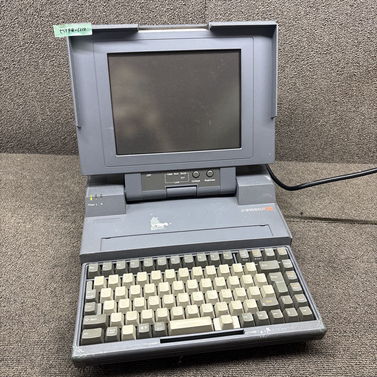 MY98-1212 激安 ノートブック TOSHIBA J-3100SGT 101 PWS5019A 通電ランプ確認(rèn)済み ジャンク 同梱可能