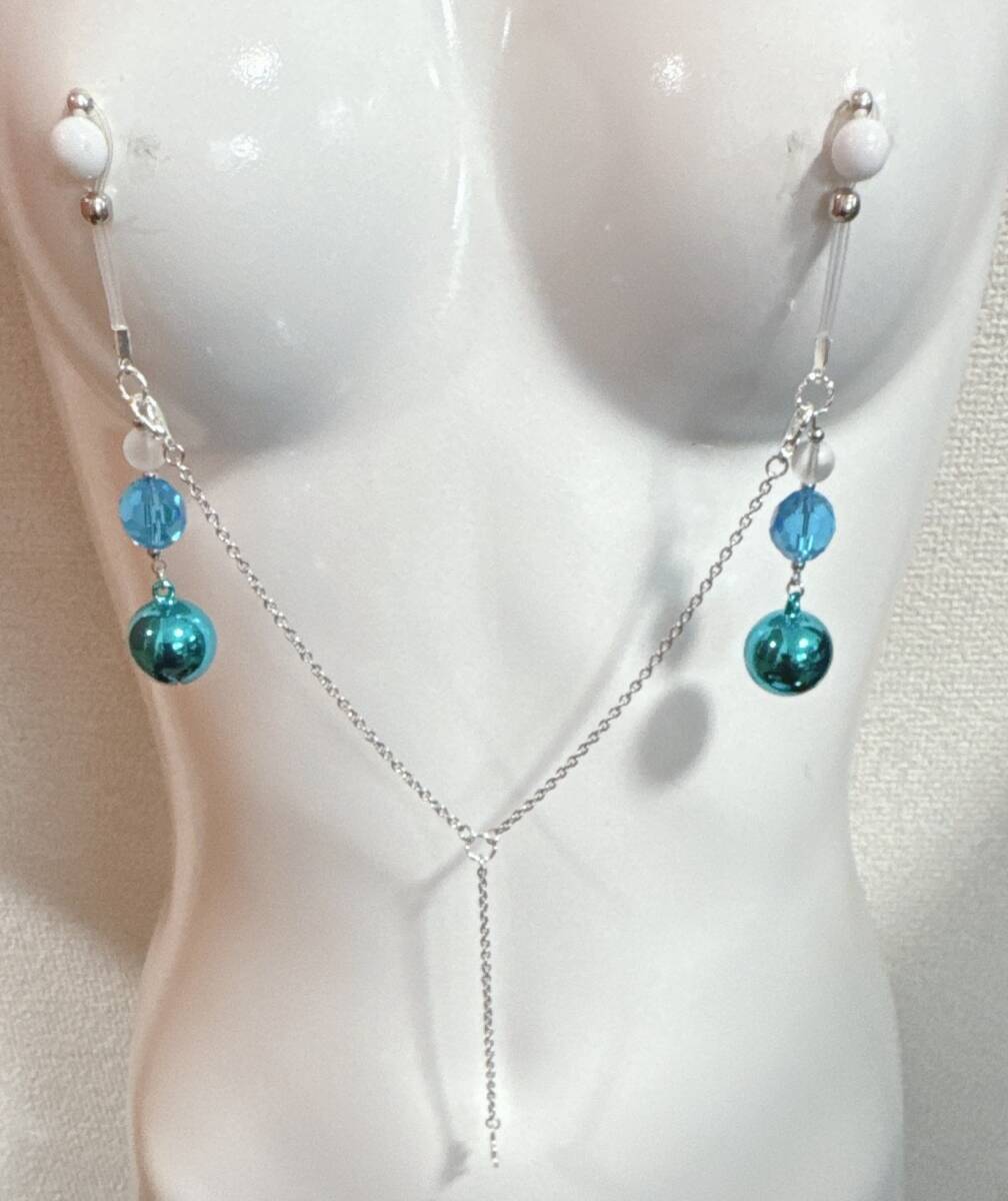 【ハンドメイド】seXyアクセサリ★ニップルチャーム　SN316　宝来鈴_画像4