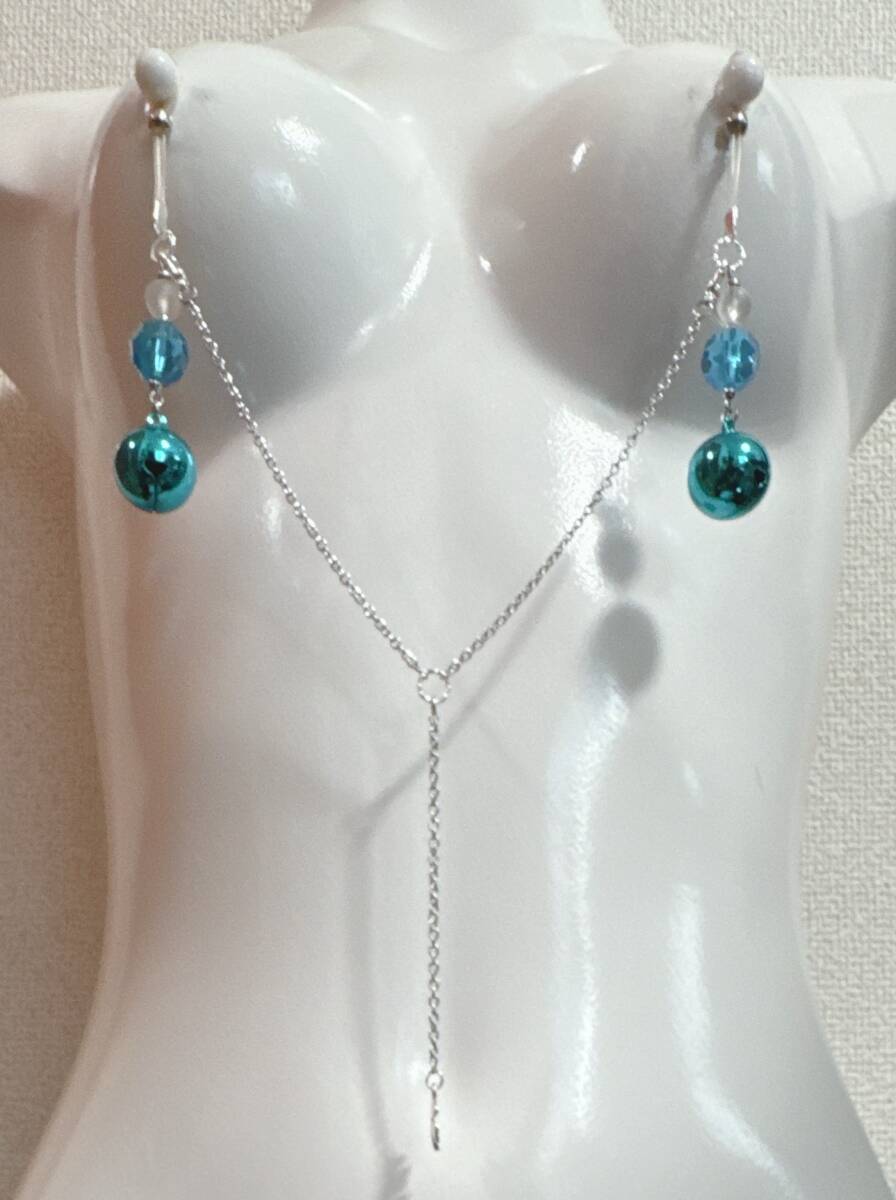 【ハンドメイド】seXyアクセサリ★ニップルチャーム　SN316　宝来鈴_画像3