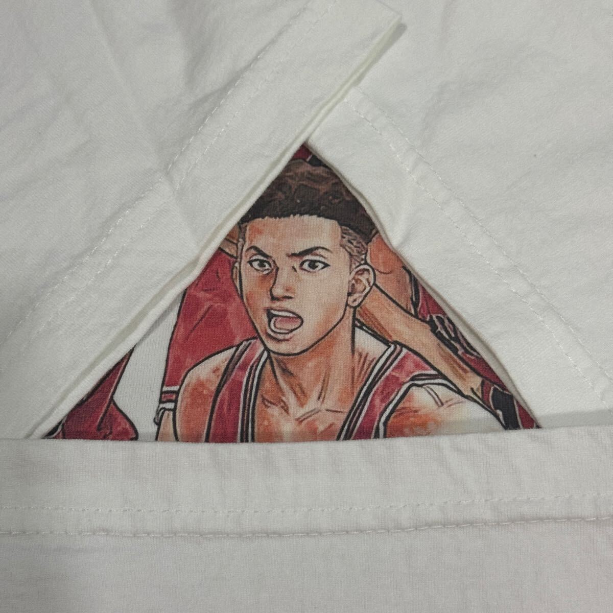 送料無料サイズXL★新品★ラスト1点★スラムダンク③★ヘビーTシャツ白★漫画アニメ映画ムービー★桜木花道_画像4