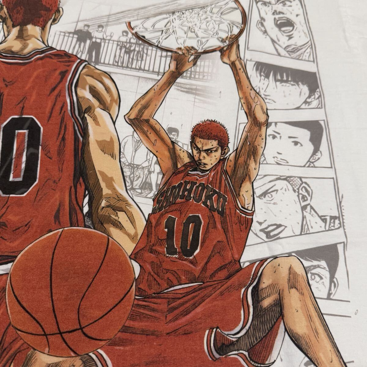 送料無料サイズL★新品★ラスト1点★スラムダンク④★ヘビーTシャツ白★漫画アニメ映画ムービー★桜木花道_画像8