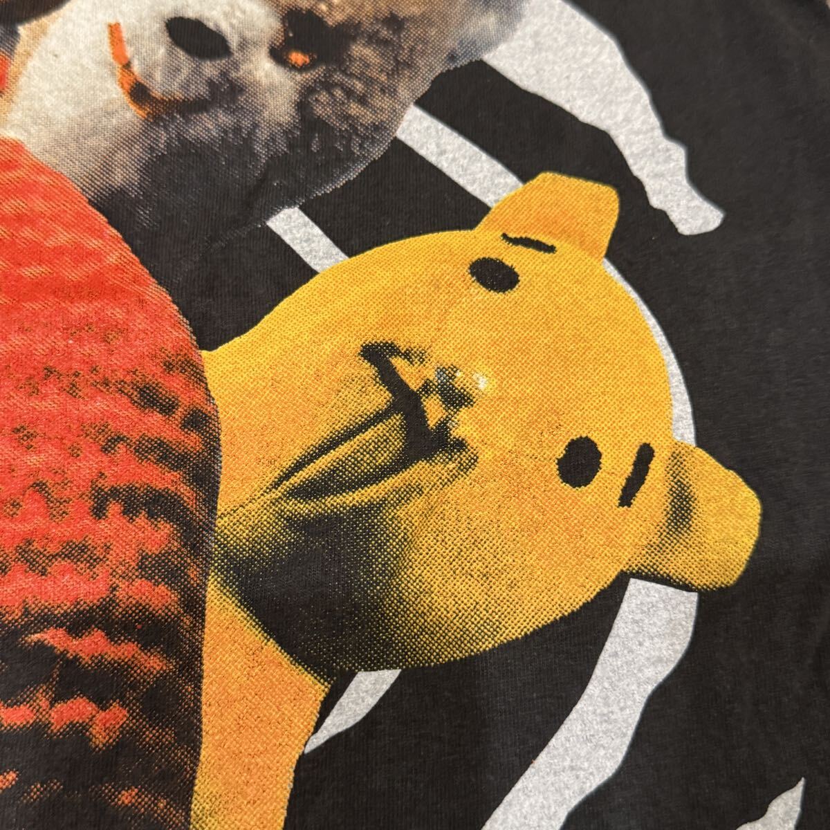 送料無料サイズL★ラスト1点★ソニックユース★レア物★フェードTシャツ黒灰★SONIC YOUTH★バンドT★シングルステッチ_画像3