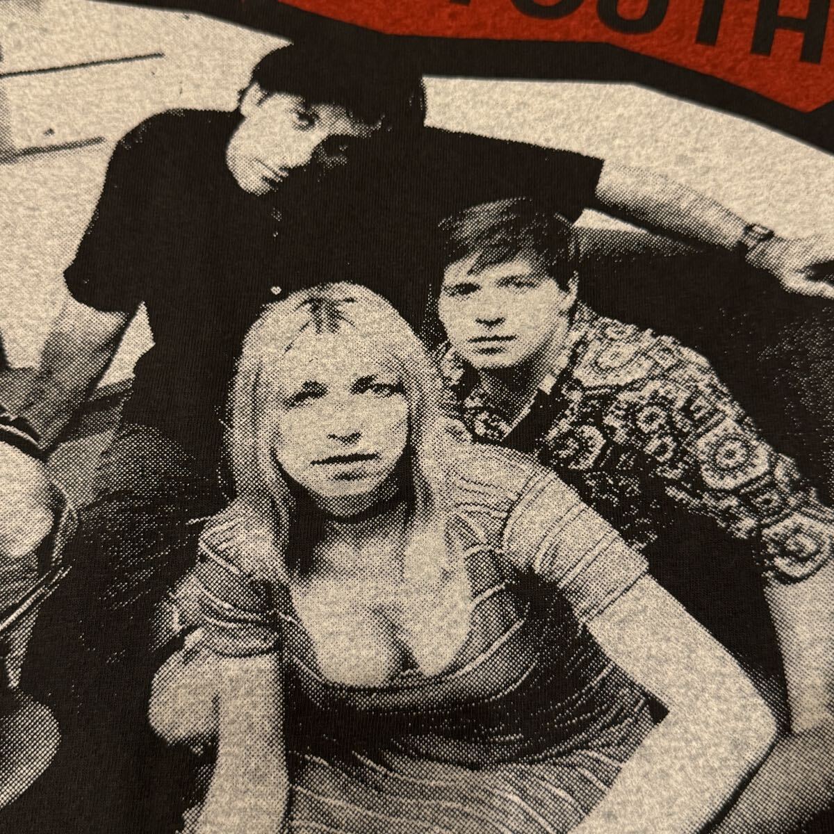 送料無料サイズL★ラスト1点★ソニックユース★レア物★フェードTシャツ黒灰★SONIC YOUTH★バンドT★シングルステッチ_画像10