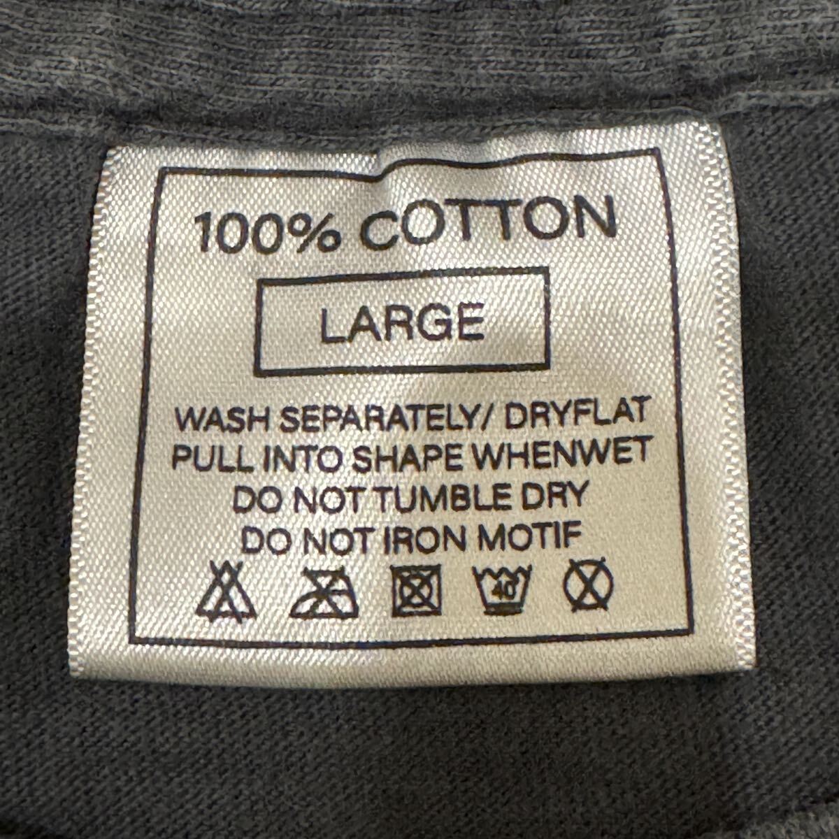 送料無料サイズL★ラスト1点★ニルヴァーナ★カートコバーン追悼★フェードTシャツ黒灰①★バンドT★NIRVANAシングルステッチ_画像7