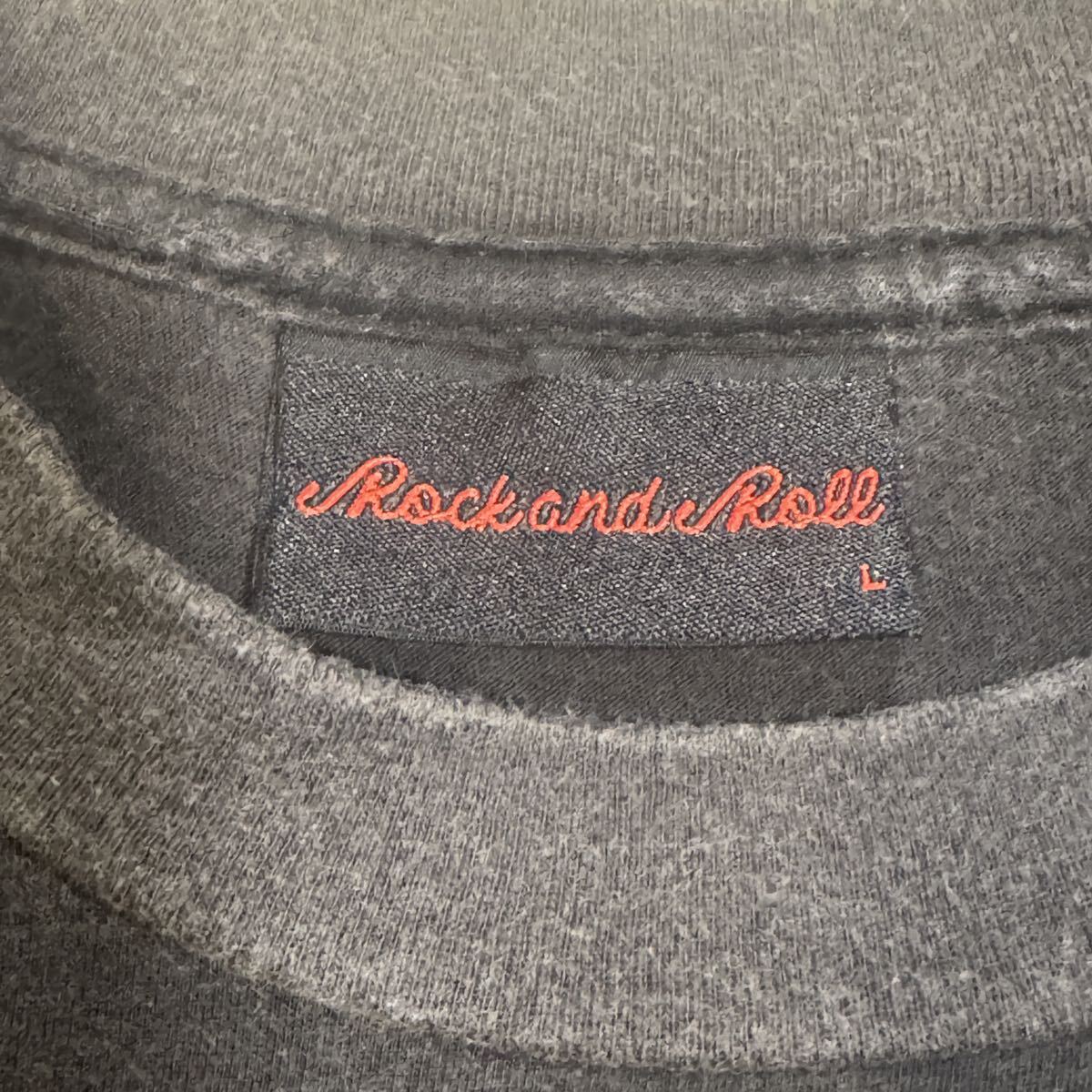 送料無料サイズL★希少品1点もの★Led Zeppelin★バンドTシャツ黒灰★レッドツェッペリン★シングルステッチ_画像7