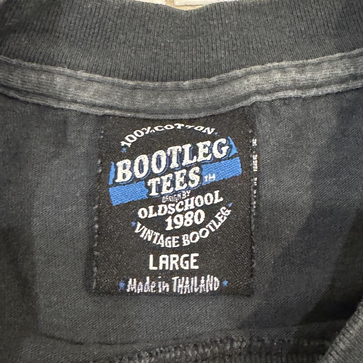 送料無料サイズL★即決セール★シャーデー★SADE★KissOfLife★フェードTシャツ黒灰★ジャズR&B★シングルステッチ★バンドT_画像4