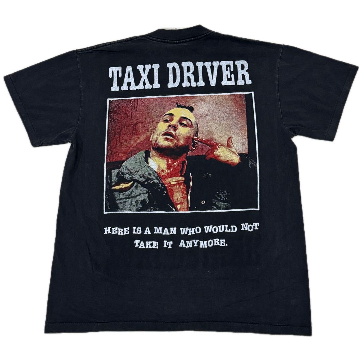 送料無料サイズXL★即決セール★TULTEX★映画TAXI DRIVER★名作ムービーTシャツ黒灰★タクシードライバー★ロバート・デ・ニーロ_画像5