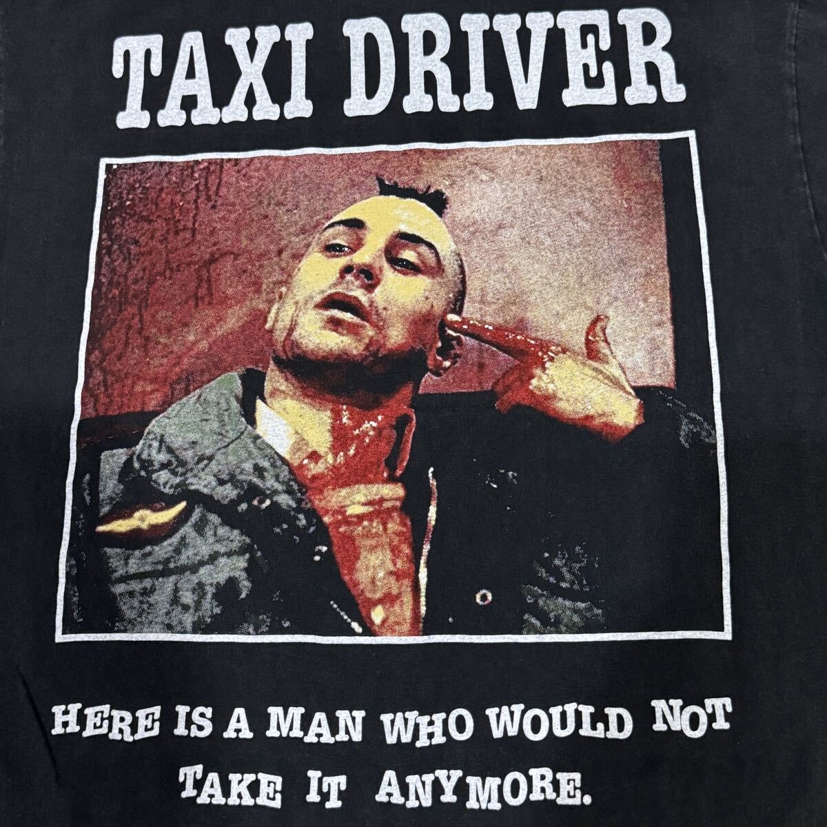 送料無料サイズXL★即決セール★TULTEX★映画TAXI DRIVER★名作ムービーTシャツ黒灰★タクシードライバー★ロバート・デ・ニーロ_画像6