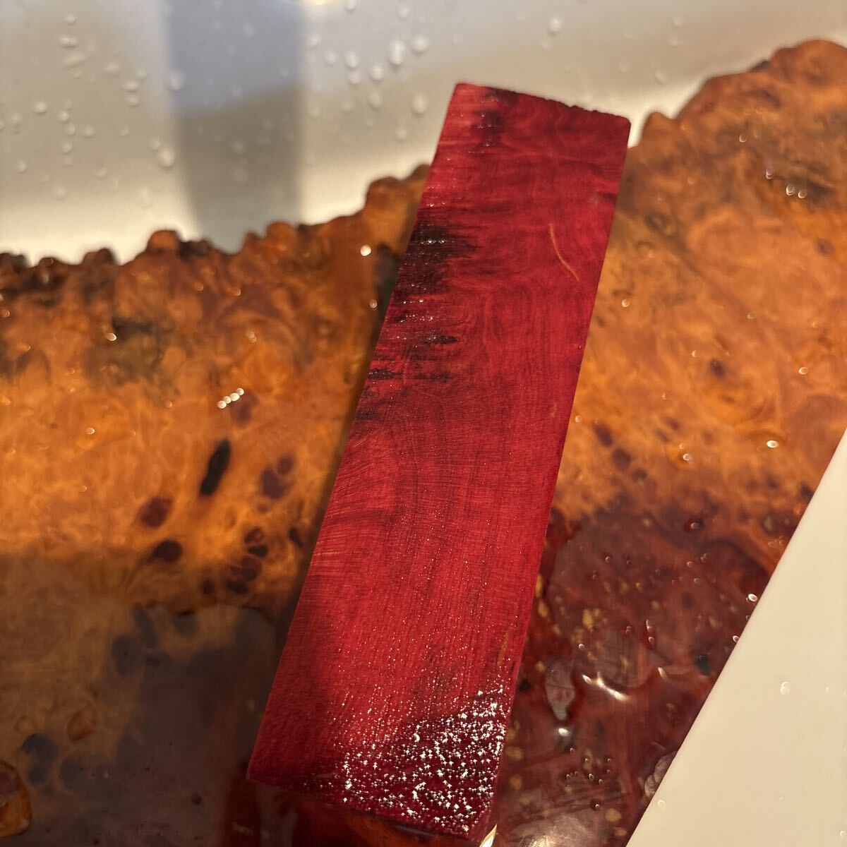 スタビライズドウッド5 バール材　銘木　木材　無垢材　唐木　希少木　ペンブランク　ナイフハンドル　端材_画像2